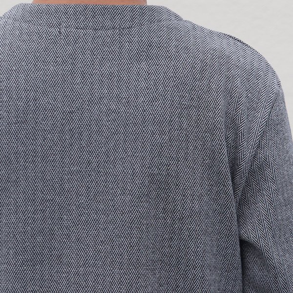 画像14: 【ボンバーヒート】爆暖Tweed裏起毛 コンチョ釦ヘンリー長袖【MADE IN JAPAN】『日本製』 / Upscape Audience