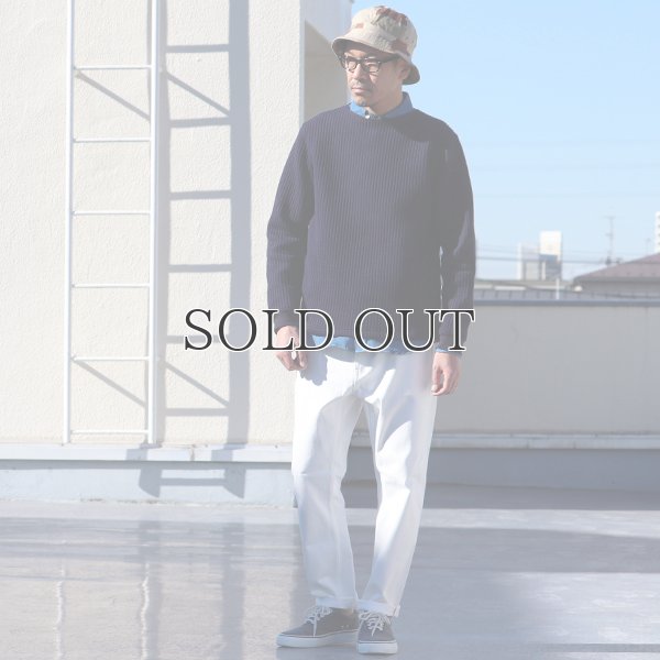 画像5: 「尾州」ストライプキルト クルーネック プルオーバー【MADE IN JAPAN】『日本製』 / Upscape Audience