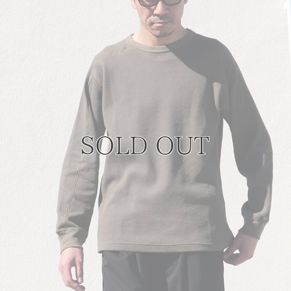 画像8: 度詰ワッフル6.6オンス スプリットスリーブ ミリタリーLS TEE【MADE IN JAPAN】『日本製』 / Upscape Audience
