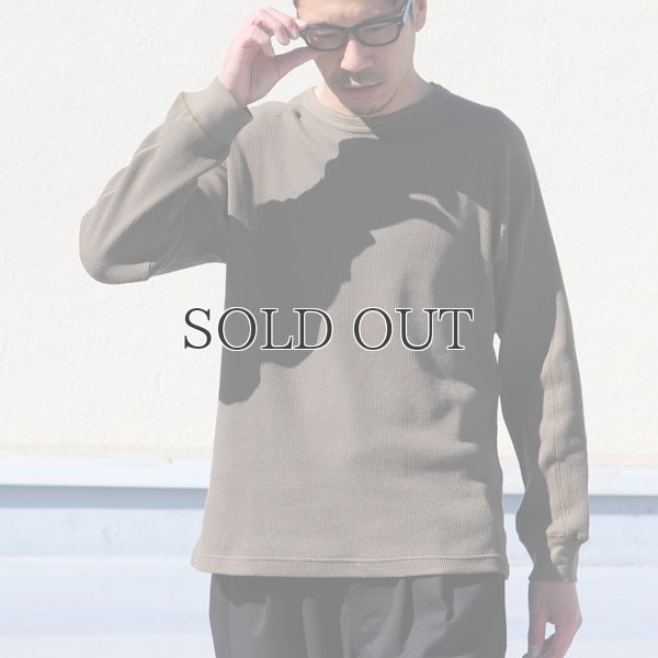 画像9: 度詰ワッフル6.6オンス スプリットスリーブ ミリタリーLS TEE【MADE IN JAPAN】『日本製』 / Upscape Audience