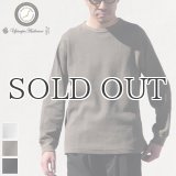 度詰ワッフル6.6オンス スプリットスリーブ　ミリタリーLS TEE【MADE IN JAPAN】『日本製』 / Upscape Audience