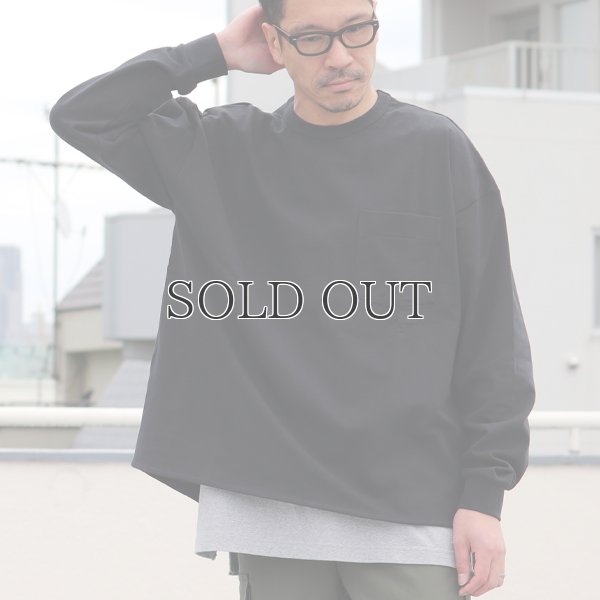 画像3: VORTEX 8オンス(MVS天竺) インバーテッドプリーツ ボクシーAライン 長袖Tee【MADE IN JAPAN】『日本製』/ Upscape Audience