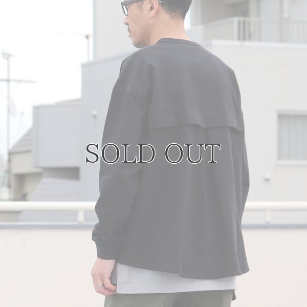 画像7: VORTEX 8オンス(MVS天竺) インバーテッドプリーツ ボクシーAライン 長袖Tee【MADE IN JAPAN】『日本製』/ Upscape Audience