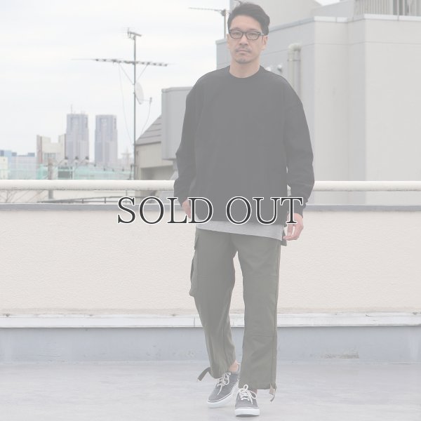 画像8: VORTEX 8オンス(MVS天竺) インバーテッドプリーツ ボクシーAライン 長袖Tee【MADE IN JAPAN】『日本製』/ Upscape Audience