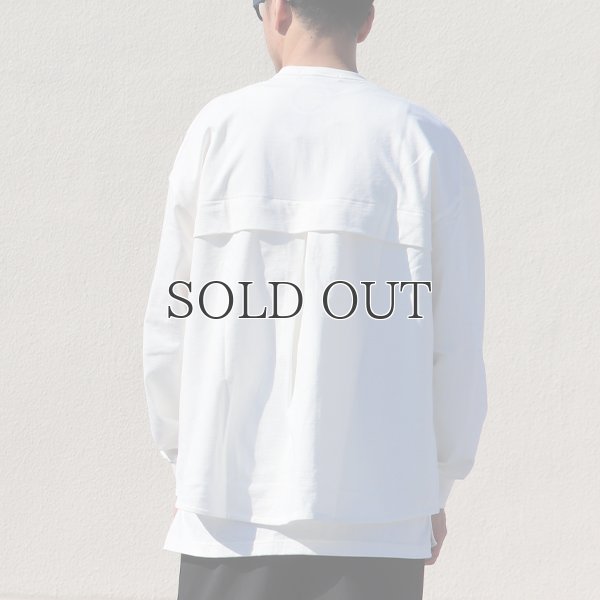 画像7: VORTEX 8オンス(MVS天竺) インバーテッドプリーツ ボクシーAライン 長袖Tee【MADE IN JAPAN】『日本製』/ Upscape Audience