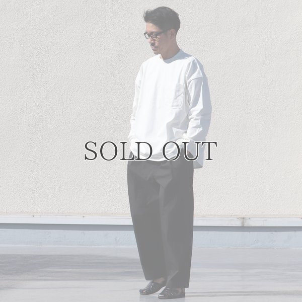 画像8: VORTEX 8オンス(MVS天竺) インバーテッドプリーツ ボクシーAライン 長袖Tee【MADE IN JAPAN】『日本製』/ Upscape Audience