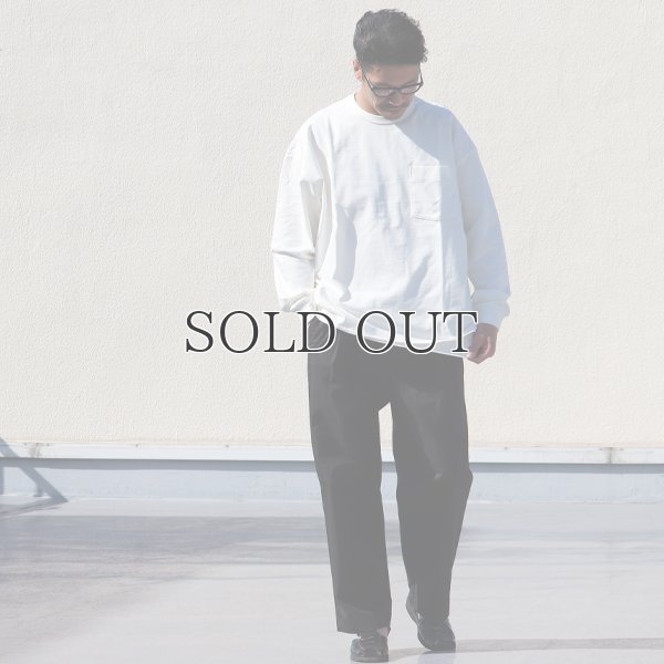 画像9: VORTEX 8オンス(MVS天竺) インバーテッドプリーツ ボクシーAライン 長袖Tee【MADE IN JAPAN】『日本製』/ Upscape Audience