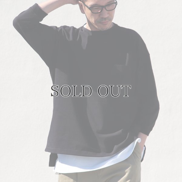 画像3: VORTEX 8オンス(MVS天竺)サイドスリット 七分袖 ボクシーTee【MADE IN JAPAN】『日本製』/ Upscape Audience