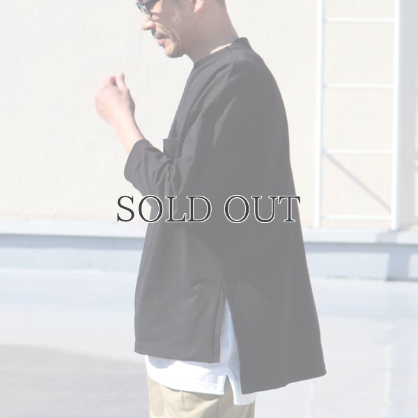 画像4: VORTEX 8オンス(MVS天竺)サイドスリット 七分袖 ボクシーTee【MADE IN JAPAN】『日本製』/ Upscape Audience