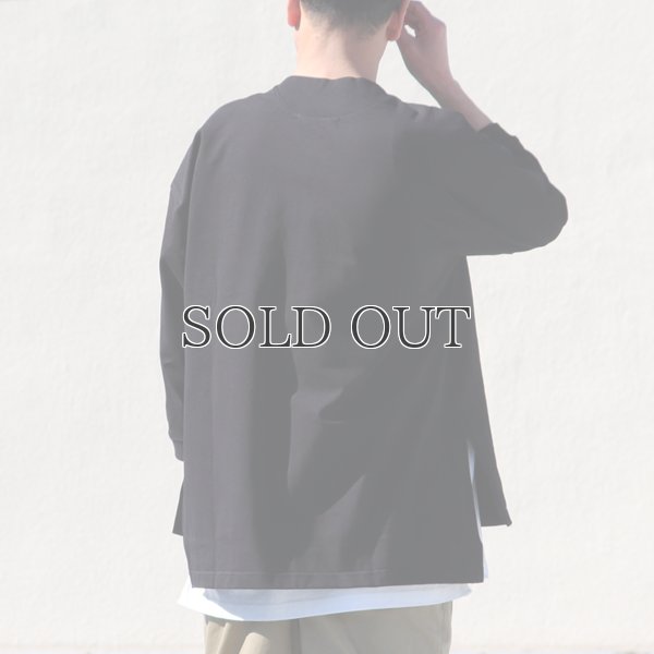 画像6: VORTEX 8オンス(MVS天竺)サイドスリット 七分袖 ボクシーTee【MADE IN JAPAN】『日本製』/ Upscape Audience