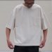 画像3: VORTEX 8オンス（MVS天竺）サイドスリット ハーフスリーブ ボクシーTee【MADE IN JAPAN】『日本製』/ Upscape Audience