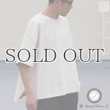 VORTEX 8オンス（MVS天竺）サイドスリット ハーフスリーブ ボクシーTee【MADE IN JAPAN】『日本製』/ Upscape Audience