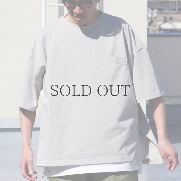 画像3: VORTEX 8オンス（MVS天竺）サイドスリット ハーフスリーブ ボクシーTee【MADE IN JAPAN】『日本製』/ Upscape Audience