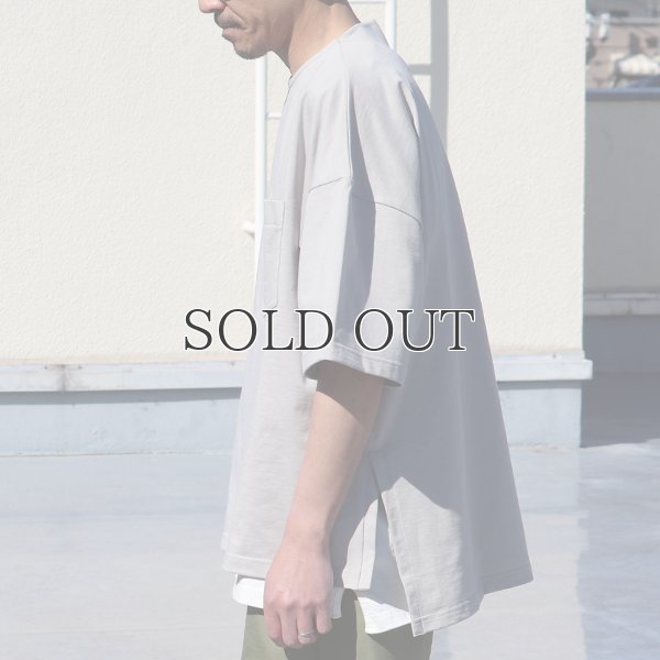 画像4: VORTEX 8オンス（MVS天竺）サイドスリット ハーフスリーブ ボクシーTee【MADE IN JAPAN】『日本製』/ Upscape Audience