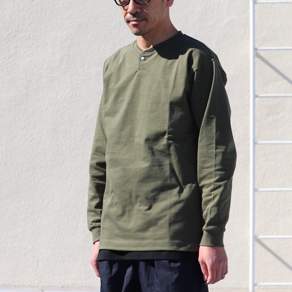 画像20: VORTEX 8オンス（MVS天竺）コンチョボタンヘンリー 長袖Tee【MADE IN JAPAN】『日本製』/ Upscape Audience