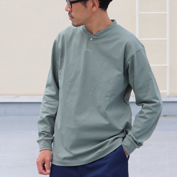 画像5: VORTEX 8オンス（MVS天竺）コンチョボタンヘンリー 長袖Tee【MADE IN JAPAN】『日本製』/ Upscape Audience