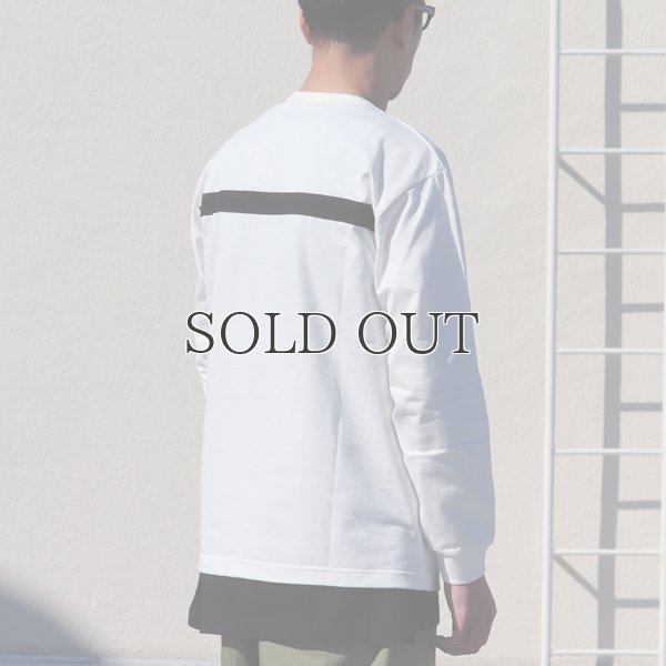 画像4: VORTEX 8オンス(MVS天竺)ツートンラインシームポケット 長袖Tee【MADE IN JAPAN】『日本製』/ Upscape Audience