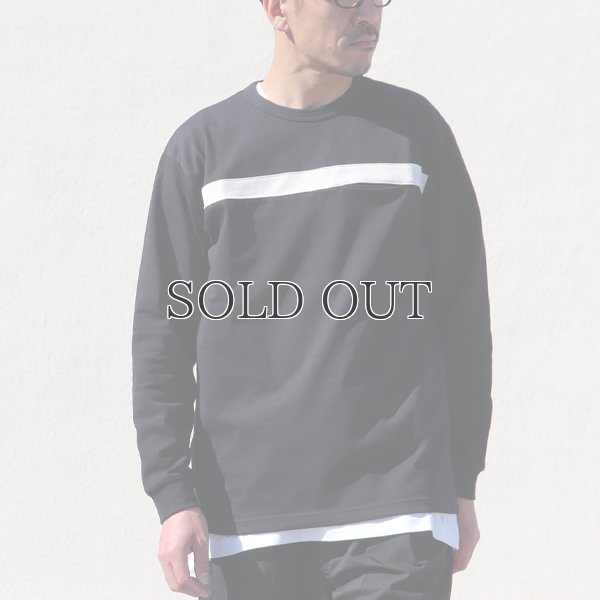 画像6: VORTEX 8オンス(MVS天竺)ツートンラインシームポケット 長袖Tee【MADE IN JAPAN】『日本製』/ Upscape Audience