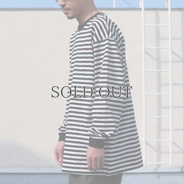 画像5: VORTEX 8オンス（MVS天竺）ロシアンボーダークルーネック 長袖Tee『MADE IN JAPAN』『日本製』 / Upscape Audience