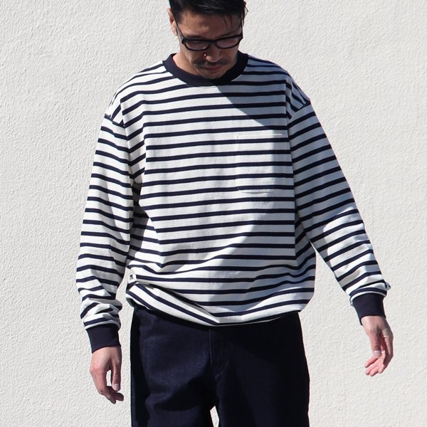 画像7: Basque 10オンス ( バスク天竺 ) ドローコード ヘムアジャスター XL 長袖Tシャツ【MADE IN JAPAN】『日本製』/ Upscape Audience