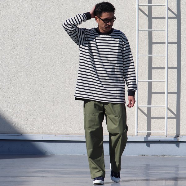 画像10: Basque 10オンス ( バスク天竺 ) ドローコード ヘムアジャスター XL 長袖Tシャツ【MADE IN JAPAN】『日本製』/ Upscape Audience