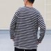 画像6: Basque10オンス（バスク天竺）フレンチボーダー ボートネック BOX Tee【MADE IN JAPAN】『日本製』/ Upscape Audience