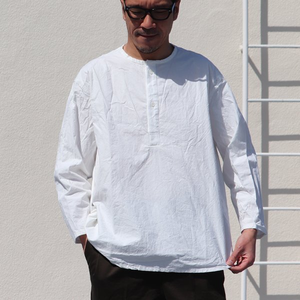 画像2: 馬布ヴィンテージフィニッシュクルーネックスリーピングシャツ【MADE IN JAPAN】『日本製』/ Upscape Audience