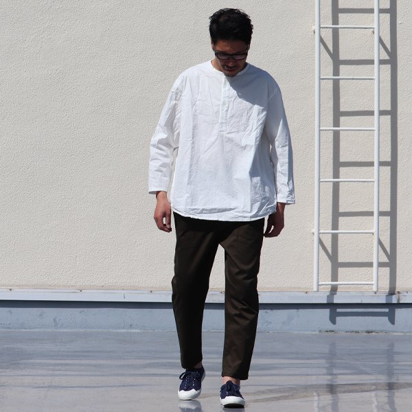 画像7: 馬布ヴィンテージフィニッシュクルーネックスリーピングシャツ【MADE IN JAPAN】『日本製』/ Upscape Audience