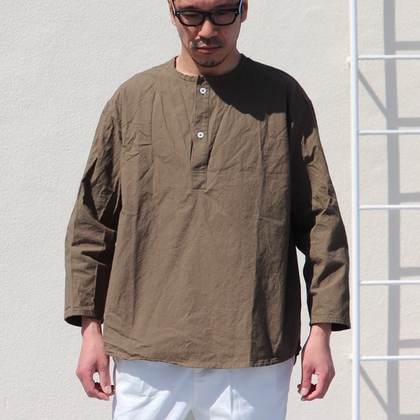 画像8: 馬布ヴィンテージフィニッシュクルーネックスリーピングシャツ【MADE IN JAPAN】『日本製』/ Upscape Audience