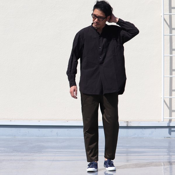 画像8: 馬布ヴィンテージフィニッシュバンドカラースリーピングシャツ【MADE IN JAPAN】『日本製』/ Upscape Audience