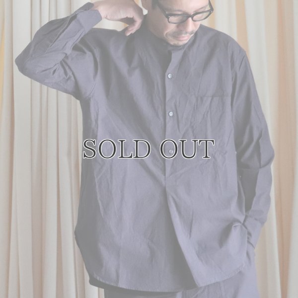 画像3: 馬布ヴィンテージフィニッシュバンドカラースリーピングシャツ【MADE IN JAPAN】『日本製』/ Upscape Audience