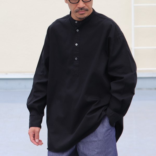 画像2:  6オンス オックスフォード プルオーバー 長袖 ボクシーシャツ【MADE IN JAPAN】『日本製』/ Upscape Audience