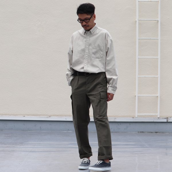 画像11:  6オンス オックスフォード ボタンダウン 長袖 ボクシーシャツ【MADE IN JAPAN】『日本製』/ Upscape Audience