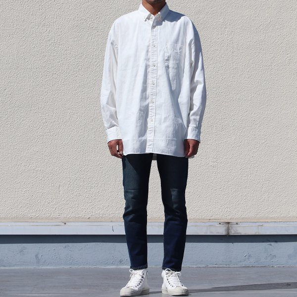 画像20:  6オンス オックスフォード ボタンダウン 長袖 ボクシーシャツ【MADE IN JAPAN】『日本製』/ Upscape Audience