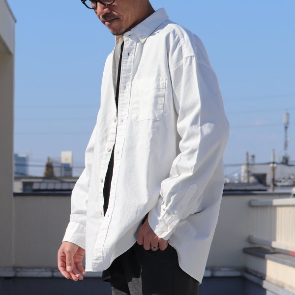 画像21:  6オンス オックスフォード ボタンダウン 長袖 ボクシーシャツ【MADE IN JAPAN】『日本製』/ Upscape Audience