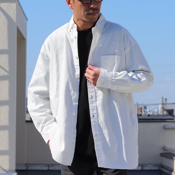 画像12:  6オンス オックスフォード ボタンダウン 長袖 ボクシーシャツ【MADE IN JAPAN】『日本製』/ Upscape Audience