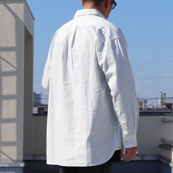 画像15:  6オンス オックスフォード ボタンダウン 長袖 ボクシーシャツ【MADE IN JAPAN】『日本製』/ Upscape Audience