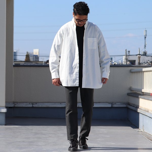 画像19: 6オンス オックスフォード ボタンダウン 長袖 ボクシーシャツ【MADE IN JAPAN】『日本製』/ Upscape Audience