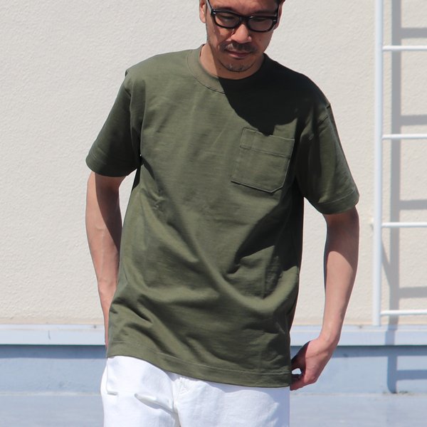 画像4: VORTEX 8オンス（MVS天竺）グラスポケット付 レギュラー半袖Tee【MADE IN JAPAN】『日本製』/ Upscape Audience