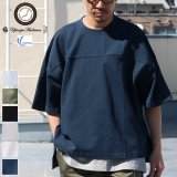 VORTEX 8オンス（MVS天竺）シームポケット ライン切り替え ハーフスリーブ ボクシーTee【MADE IN JAPAN】『日本製』/ Upscape Audience