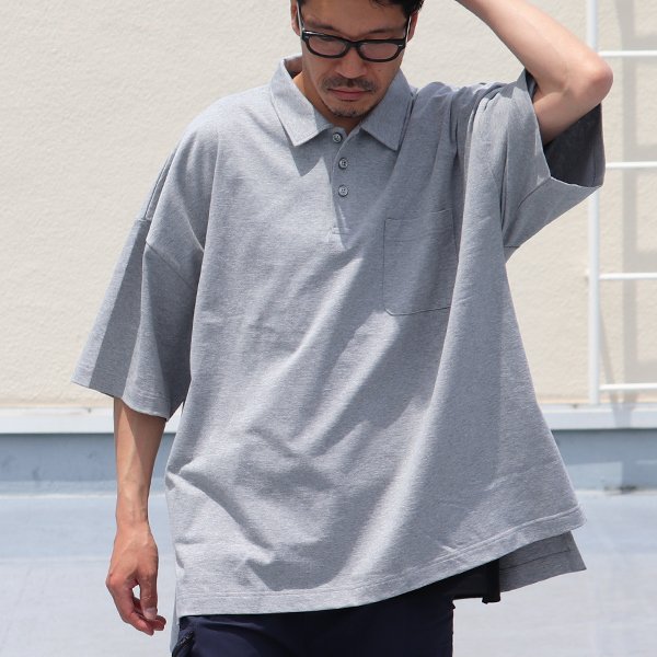 画像13: VORTEX 8オンス(MVS天竺) サイドスリット ボクシーAラインポロシャツ【MADE IN JAPAN】『日本製』/ Upscape Audience