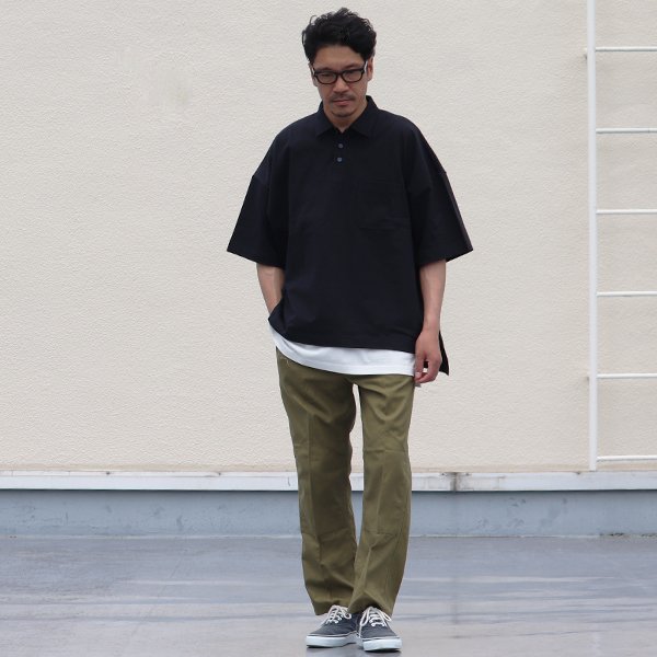 画像11: VORTEX 8オンス(MVS天竺) サイドスリット ボクシーAラインポロシャツ【MADE IN JAPAN】『日本製』/ Upscape Audience