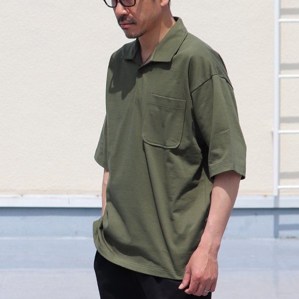 画像6: VORTEX 8オンス(MVS天竺) オープンカラー ボクシーポロシャツ【MADE IN JAPAN】『日本製』/ Upscape Audience