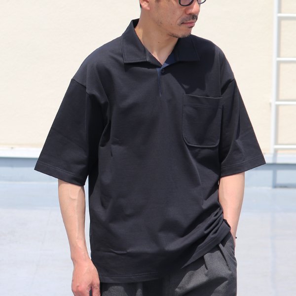 画像10: VORTEX 8オンス(MVS天竺) オープンカラー ボクシーポロシャツ【MADE IN JAPAN】『日本製』/ Upscape Audience