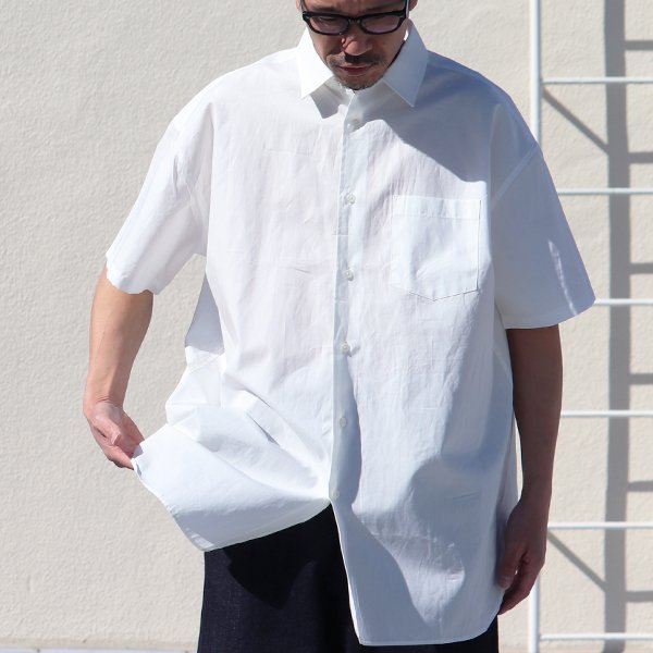 画像16: Nano-Wing®︎（ナノウィング）ブロード レギュラーカラー ボクシーAライン ハーフスリーブ【MADE IN JAPAN】『日本製』/ Upscape Audience