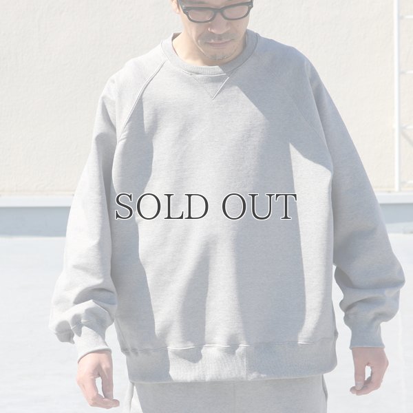 画像6: 「尾州」16オンス ハードコンパクト ヘビー裏毛 ラグラン XL ガゼットクルーネック スウェット【MADE IN JAPAN】【送料無料】『日本製』 / Upscape Audience