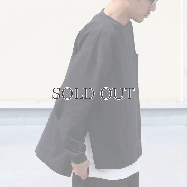 画像7: VORTEX 8オンス（MVS天竺）サイドスリット Aライン ボクシー長袖Tee【MADE IN JAPAN】『日本製』/ Upscape Audience