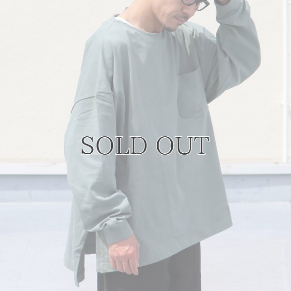 画像8: VORTEX 8オンス（MVS天竺）サイドスリット Aライン ボクシー長袖Tee【MADE IN JAPAN】『日本製』/ Upscape Audience