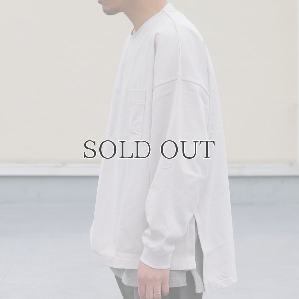 画像5: VORTEX 8オンス（MVS天竺）サイドスリット Aライン ボクシー長袖Tee【MADE IN JAPAN】『日本製』/ Upscape Audience