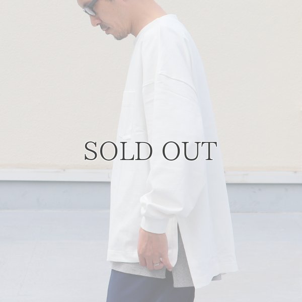 画像9: VORTEX 8オンス（MVS天竺）サイドスリット Aライン ボクシー長袖Tee【MADE IN JAPAN】『日本製』/ Upscape Audience